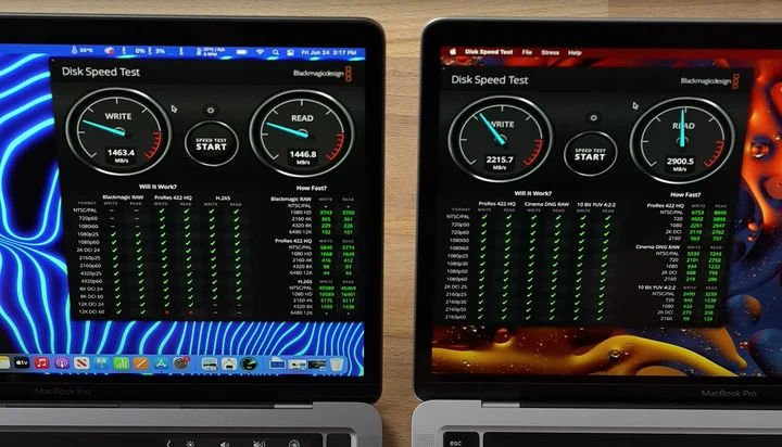 M2 MacBook Pro 硬盘读写速度 变慢