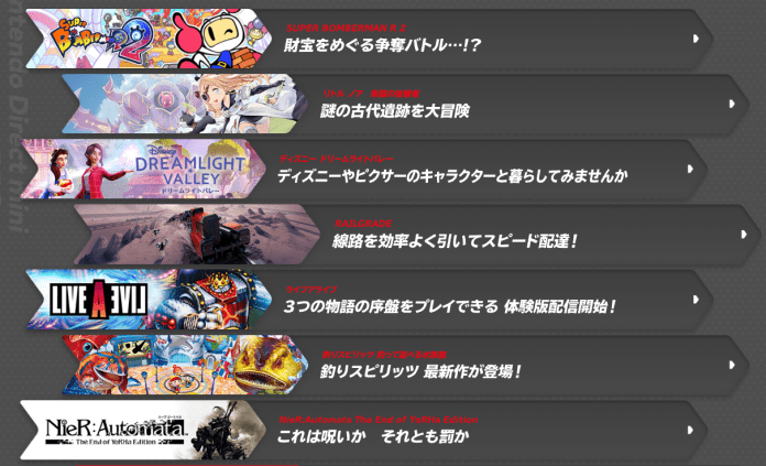 【懒人包】Nintendo Direct 发布8款2022值得关注游戏 未来半年Switch劲多游戏玩！