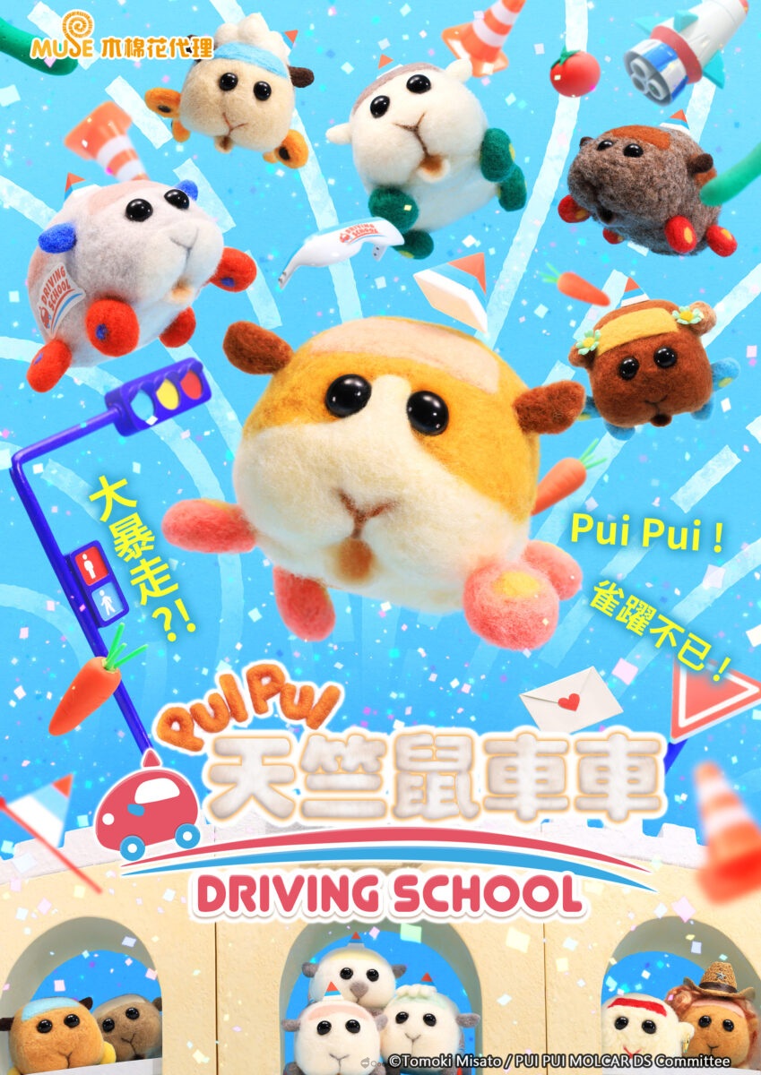 车车驾训班开课啦~第二季《PUI PUI 天竺鼠车车 DRIVING SCHOOL》公开主视觉海报与短版PV！