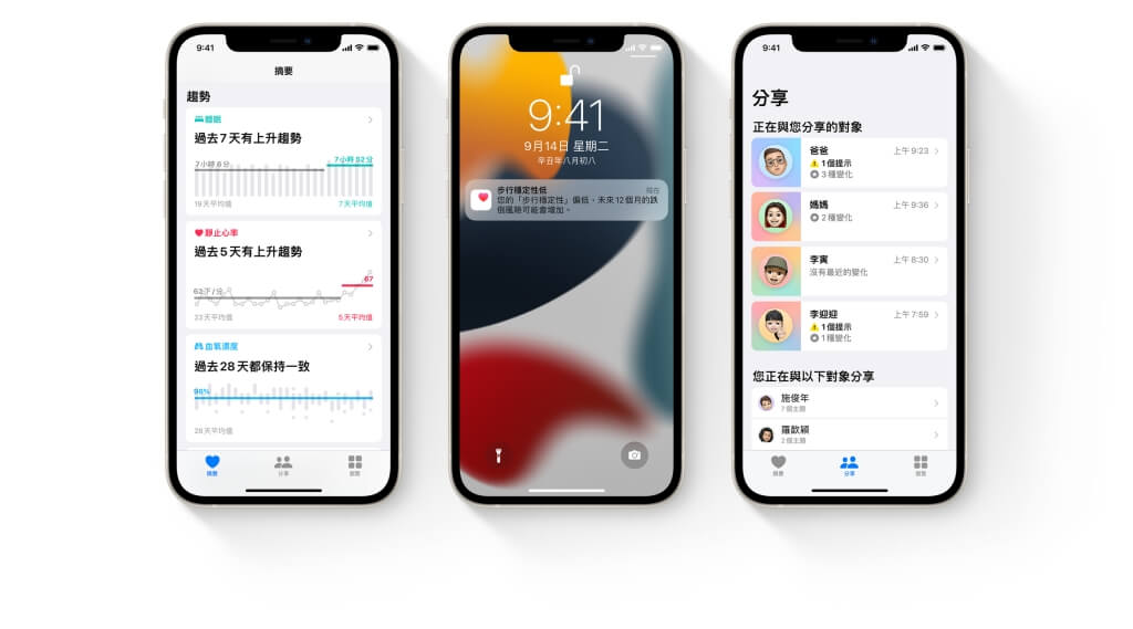 iPhone 「健康」资料分享，关心爸爸更实时