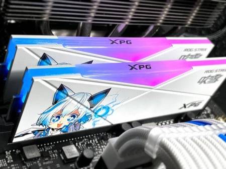 太无情啦 ！！ ROG 战姬降生ADATA XPG Spectrix D50 ROG 吹雪联名版