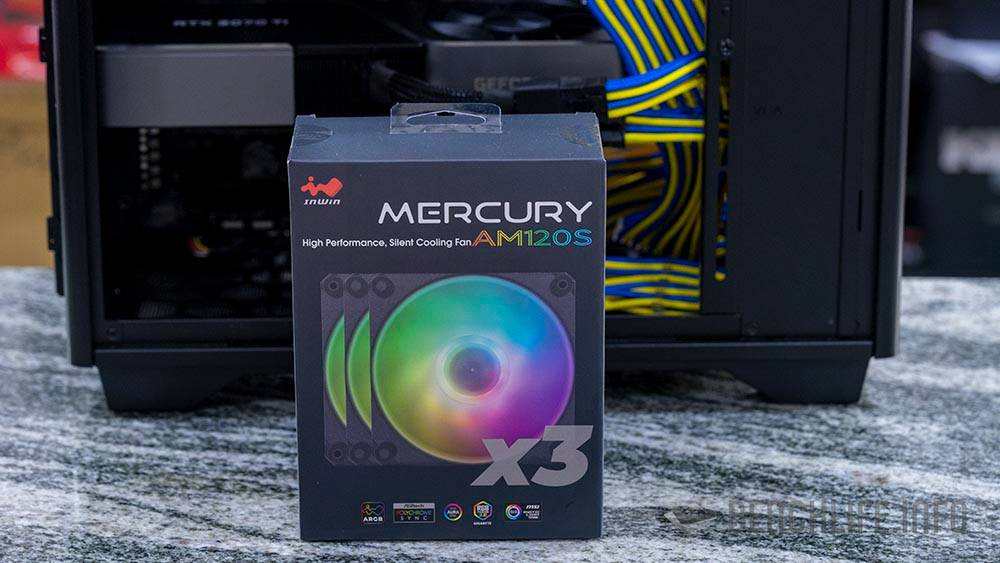 搭配 Mercury AM120S 风扇，支持 E-ATX 主板的 InWin A5 机壳动手玩