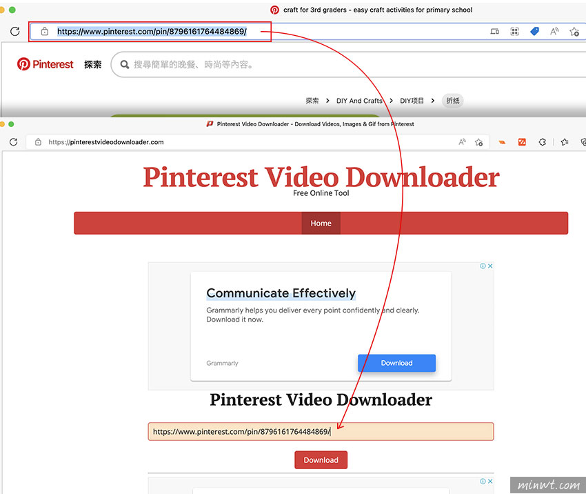 梅问题-Pinterest Video Downloader 在线版Pinterest下载器！ 只需输入Pinterest网址立即下载