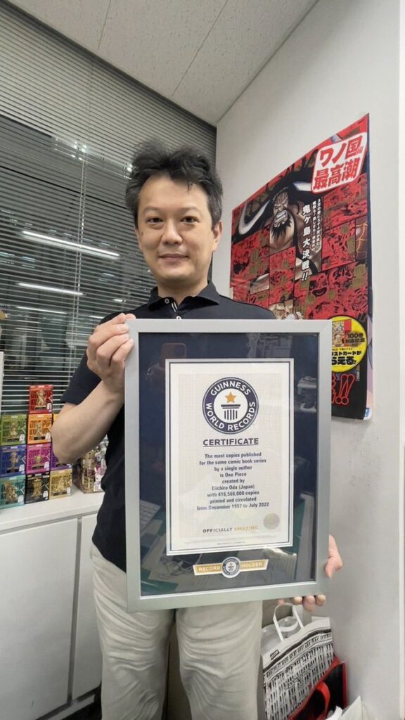 打破自己的纪录！《One Piece》漫画销量破5亿：刷新「单一作者发行量最大系列漫画」吉尼斯世界纪录！