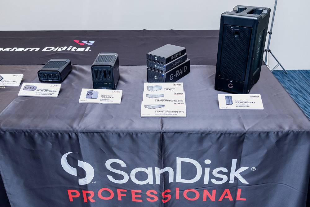 Western Digital 全新品牌 SanDisk Professional，专业影像创作用储存产品开卖