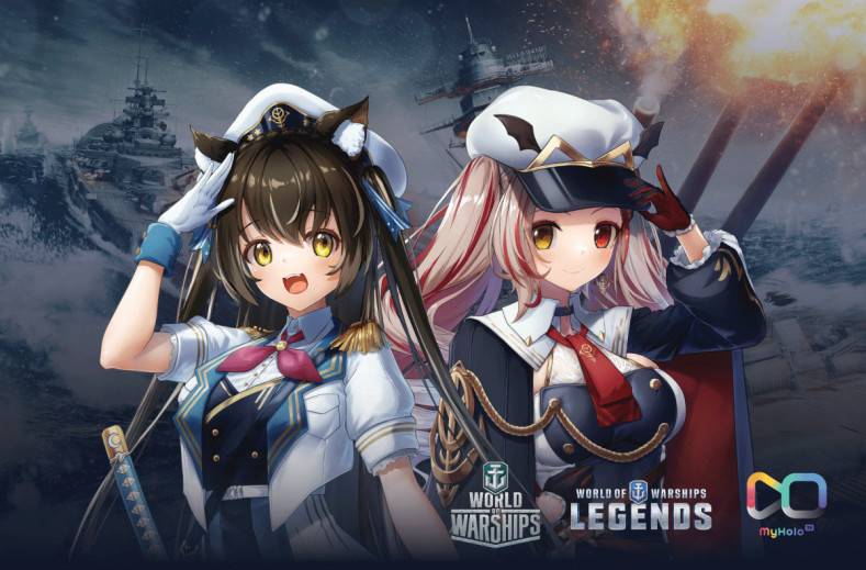 海战主题 MMO 射击游戏《World of Warships》将联手 MyHoloTV 参加 Animangaki2022 活动！