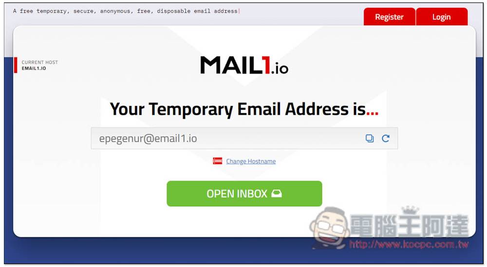 Mail1.io 免费临时电子信箱服务，让你注册一次性的网站服务，不怕收到广告信