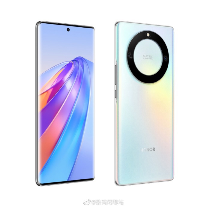 HONOR X40 5G真机亮相：10亿色 OLED 曲屏，正面居中挖孔+后置圆环双摄