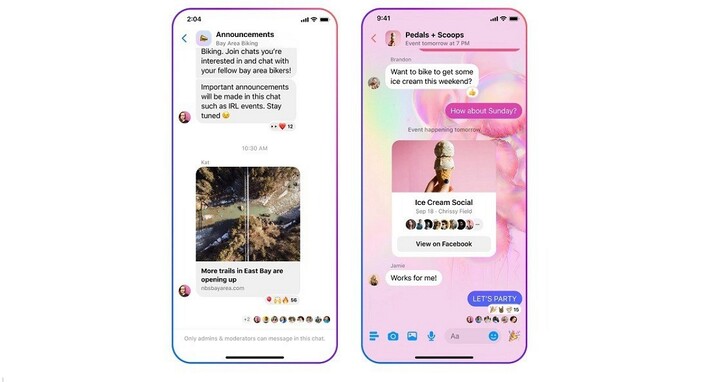 Meta宣布Facebook社群聊天功能，融入Messenger体验