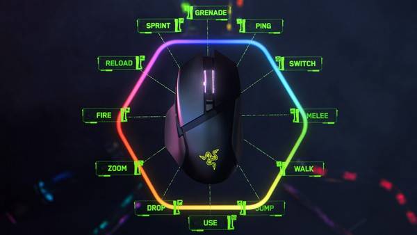 Razer推出Basilisk V3 Pro，配备HyperScroll倾斜滚轮、13区Chroma灯效