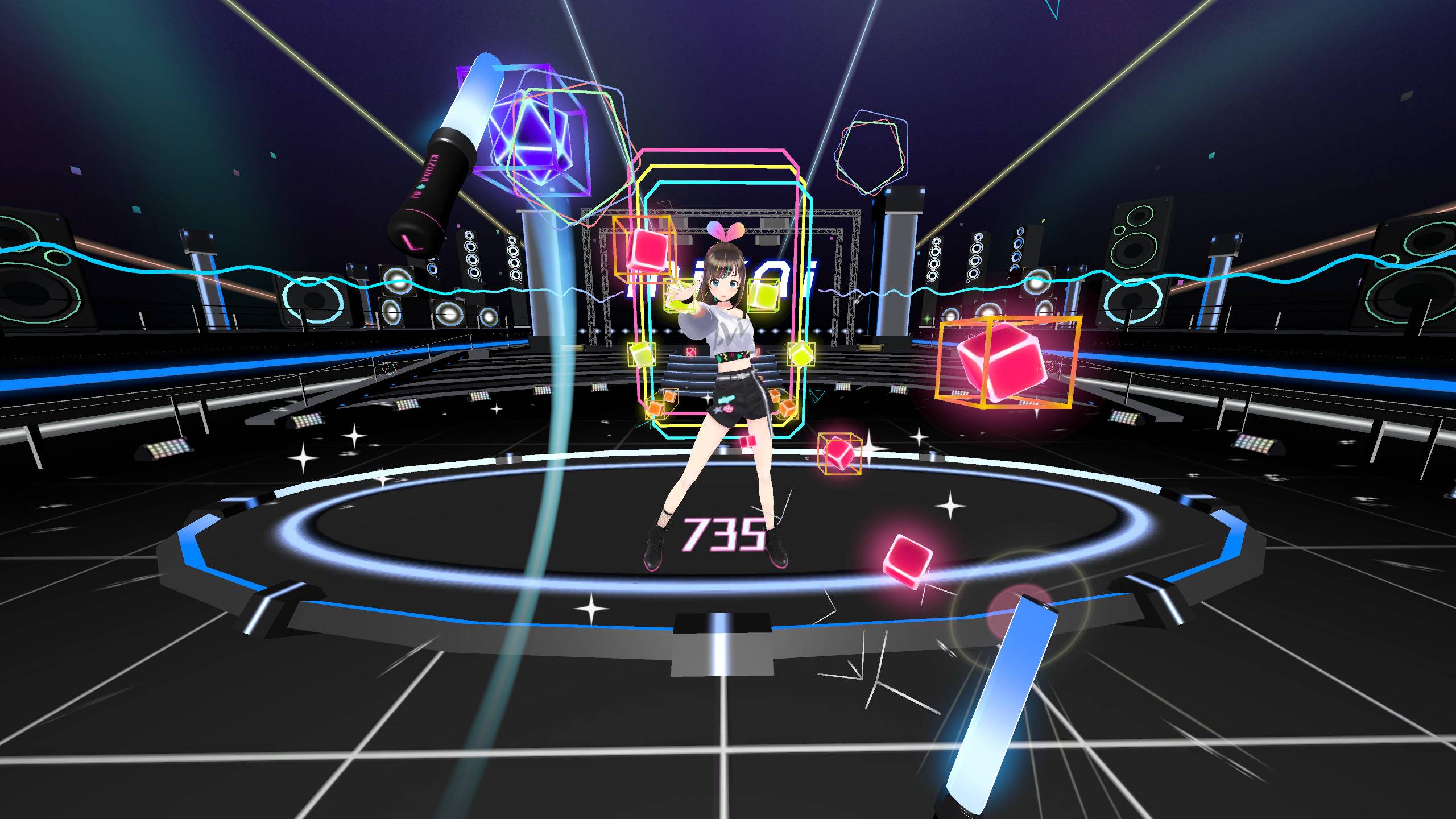 绊爱活在心里。VR 节奏游戏《Kizuna Ai: Touch The Beat!》正式宣布将在 2023 年初登陆 PS4 / PS5 平台。