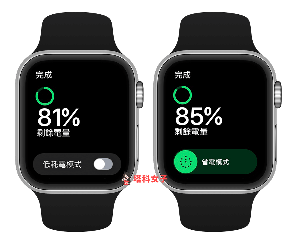 Apple Watch 低耗电模式设定教学，最长可延长至 36 小时电池续航 - Apple Watch 省电， Apple Watch 省电模式， watchOS 9 - 塔科女子