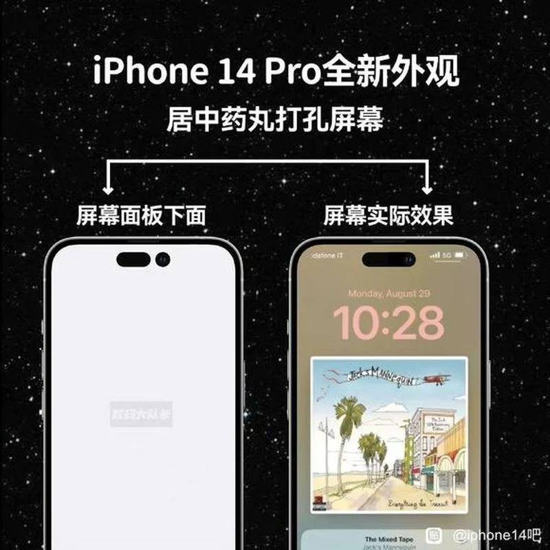 国外网友制作一张壁纸，让你提前感受 iPhone 14 Pro 药丸造型屏幕的感觉