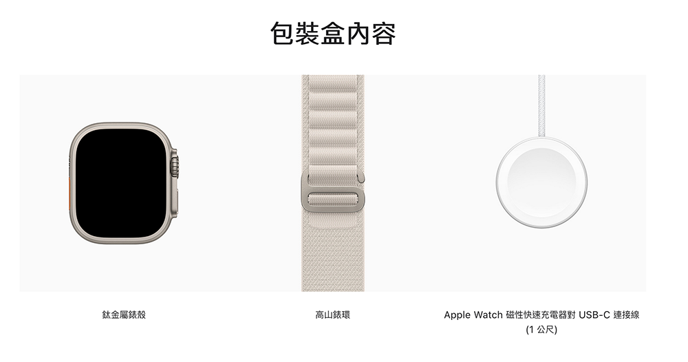 Apple Watch Ultra 不为人知的小彩蛋：新的编织快充线随附于盒装中