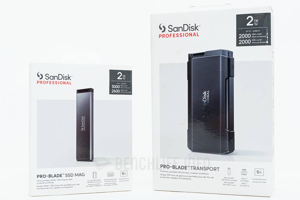 SanDisk Professional PRO-BLADE SSD Mag 搭 PRO-BLADE TRANSPORT 动手玩