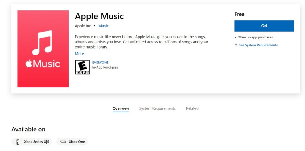 Apple Music上架Microsoft Xbox主机：已可免费下载！明年将登陆Window 11/10 PC平台！