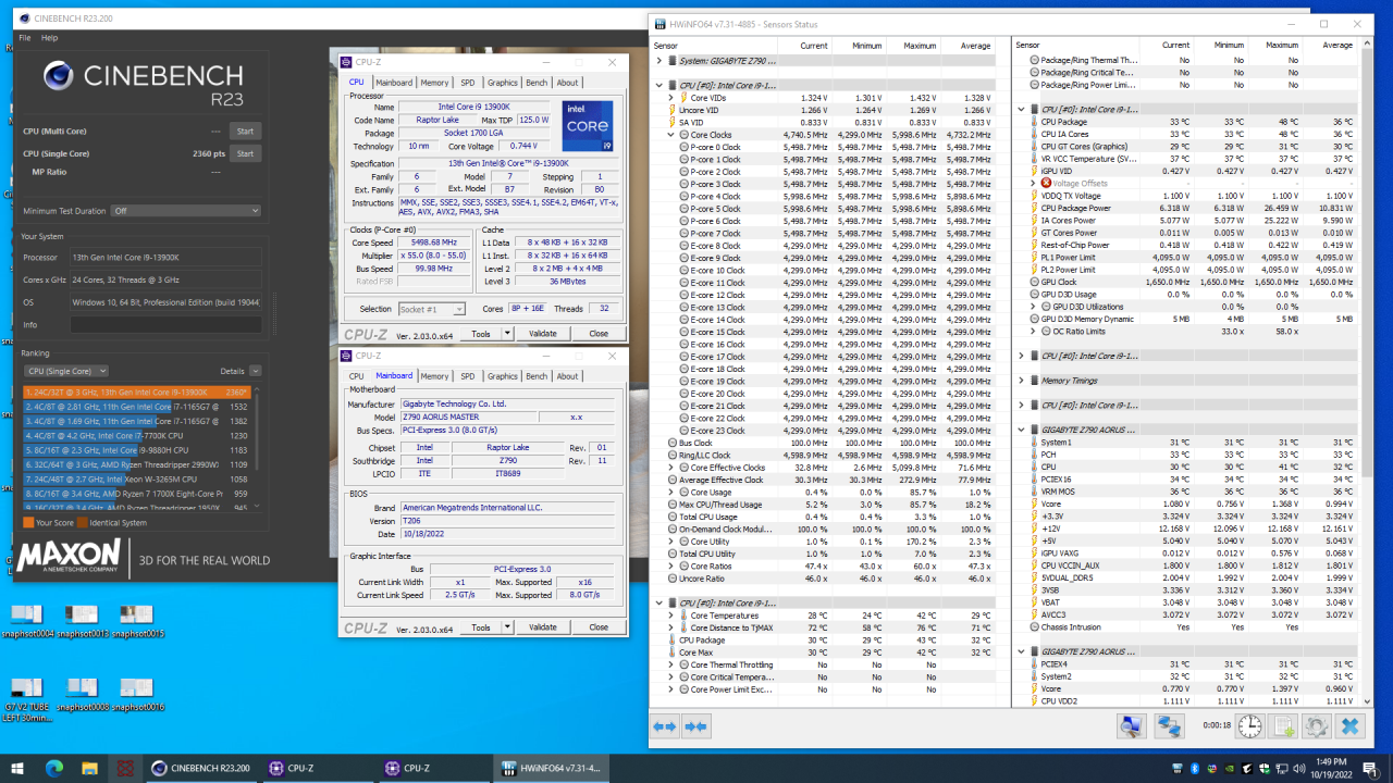 技嘉 Instant 6GHz 技术让 i9-13900K 无痛超频 6GHz