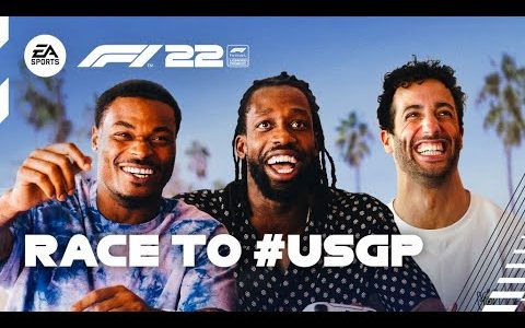 NFL 与 NBA 球星接下 DANIEL RICCIARDO 以及 EA SPORTS《F1 22》美洲赛道最佳单圈挑战