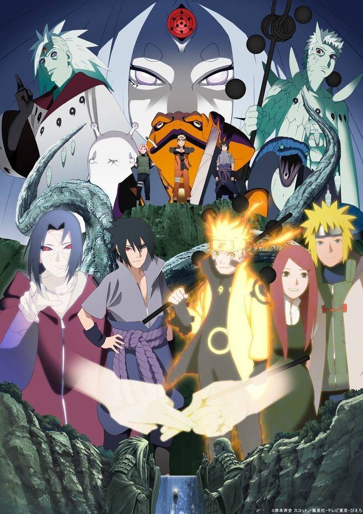 人气动漫作品《火影忍者（NARUTO-ナルト-）》为纪念在2022年10月3日迎来电视动画开播20周年，释出全新绘制的系列主视觉海报、回顾历代主题曲与名场面的完全新作PV，而原作者岸本齐史也公开了祝贺插画和寄语。