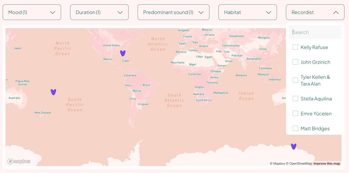 earth.fm – 世界各地的白噪音，超过 500 个地点任你选择