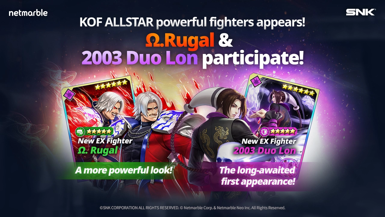 《THE KING OF FIGHTERS ALLSTAR》全新格斗家与活动等内容登场