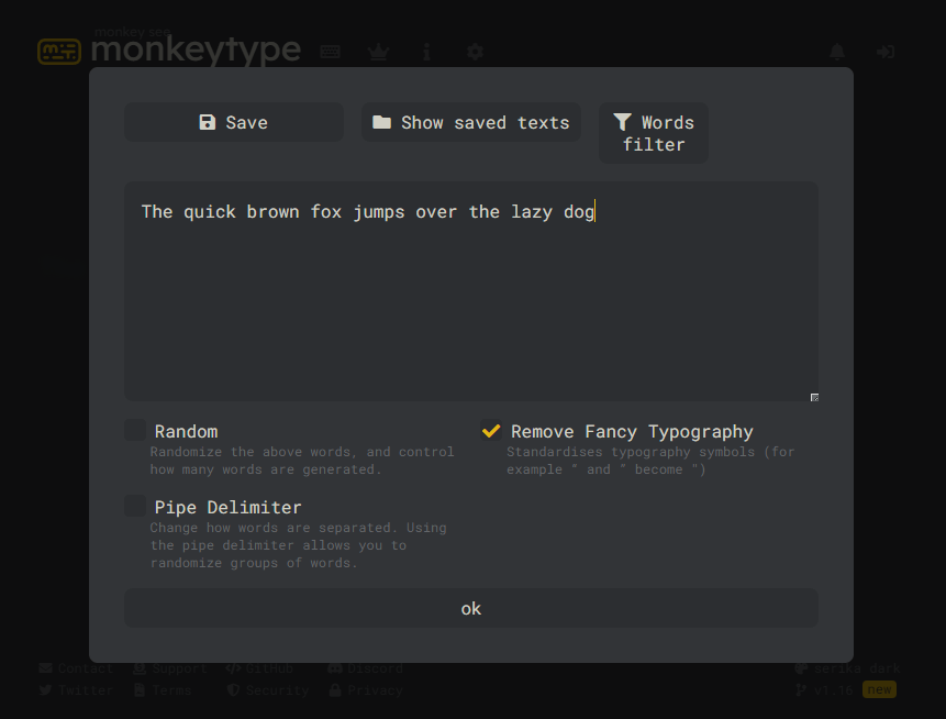 Monkeytype 免费在线英打练习网，想成为英打大师为期不远！