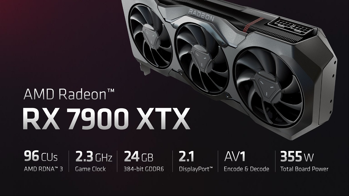 AMD Radeon RX 7900 XTX/XT显卡发布：基于RDNA3架构、支持 DP2.1，899美元起