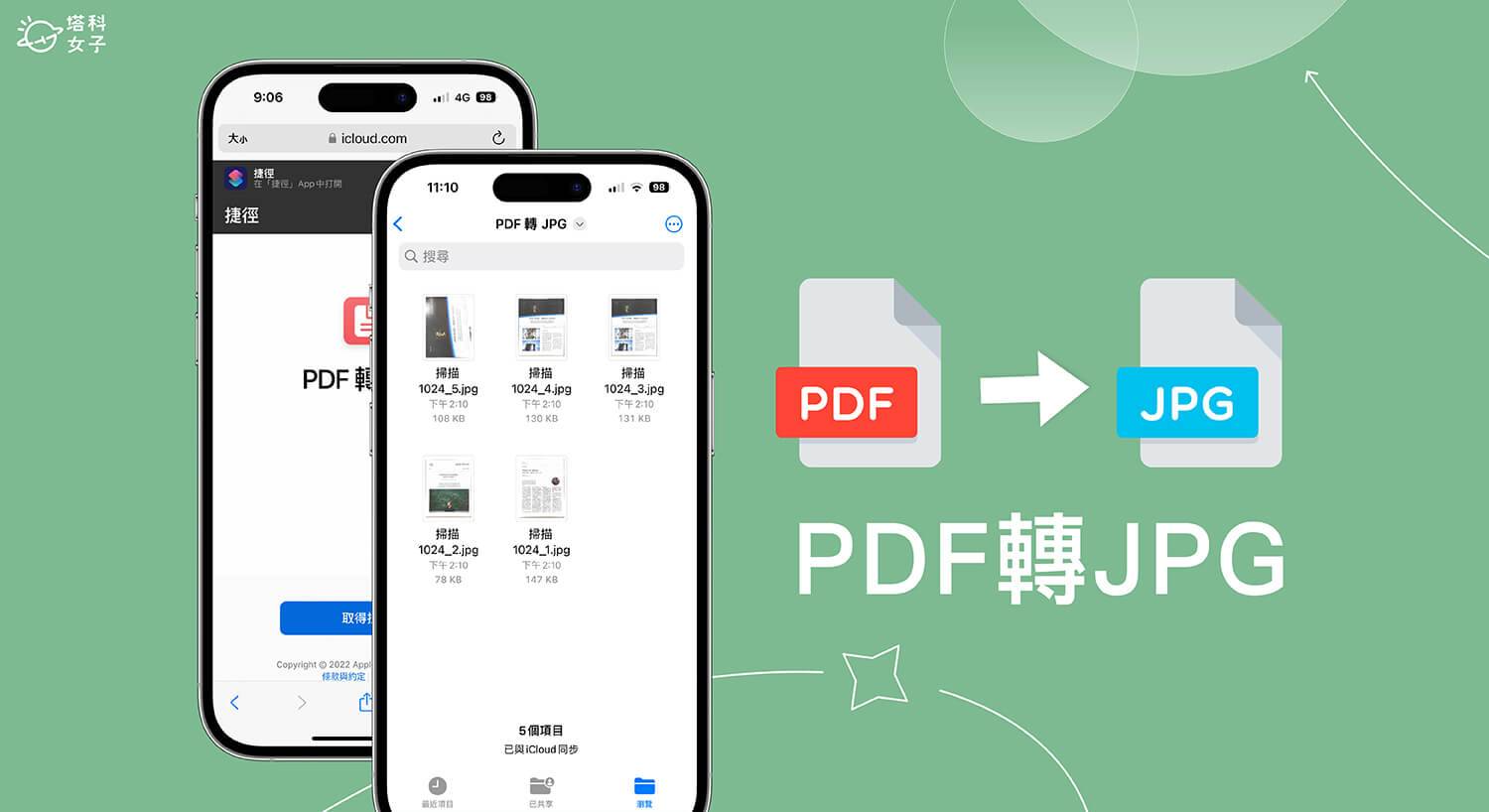 iPhone PDF 转 JPG 图片怎么用？ 3 个方法学起来