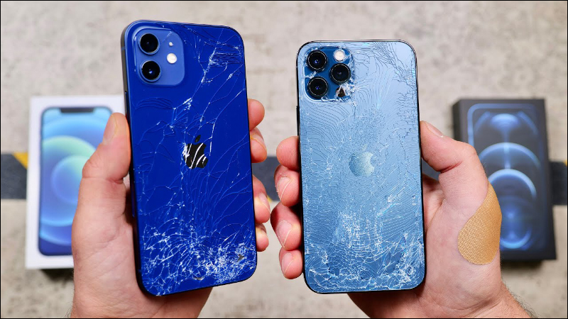 国外YouTuber 进行iPhone 12 和 iPhone 12 Pro 跌落测试，正面的超瓷晶盾面板确实耐摔，但还是好好保护它吧！ - 电脑王阿达