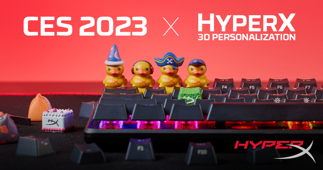 【CES 2023】HyperX公开新电竞滑鼠以及专为Xbox设计的手柄！HX3D打造可爱客制化键帽！