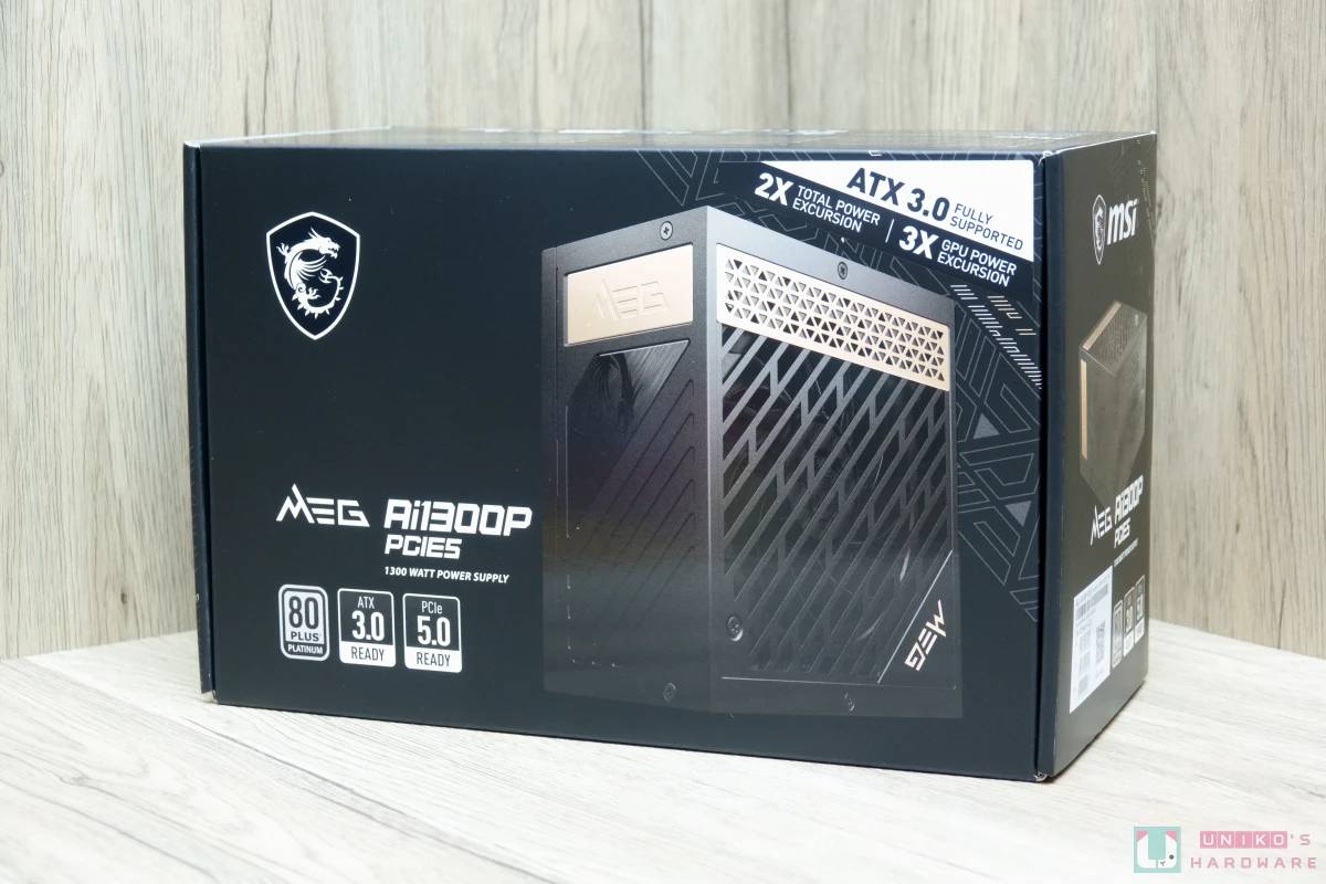 新世代 ATX 3.0 电供再添生力军！ MSI MEG Ai1300P PCIE5 开箱