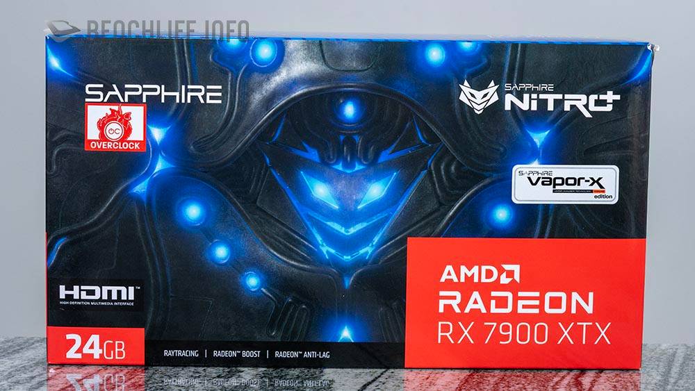 三风扇与均温板设计导入，Sapphire Nitro+ Radeon RX 7900 XTX 实测