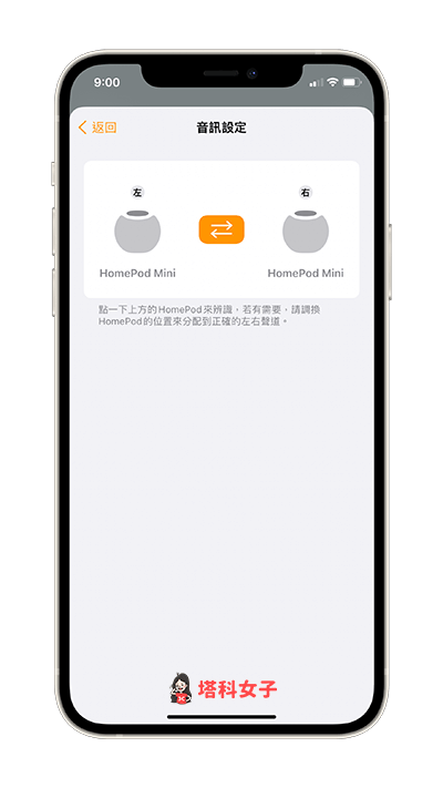 HomePod / HomePod Mini 立体声 更改左右声道