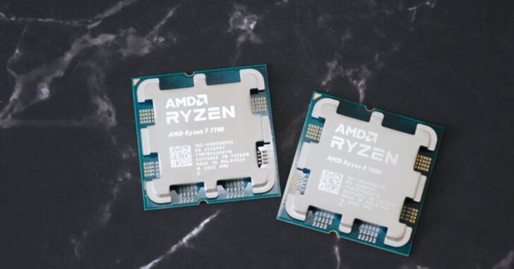 AMD推出非X版Ryzen 7000系列处理器，Ryzen 7 7700、Ryzen 9 7900处理器效能实测