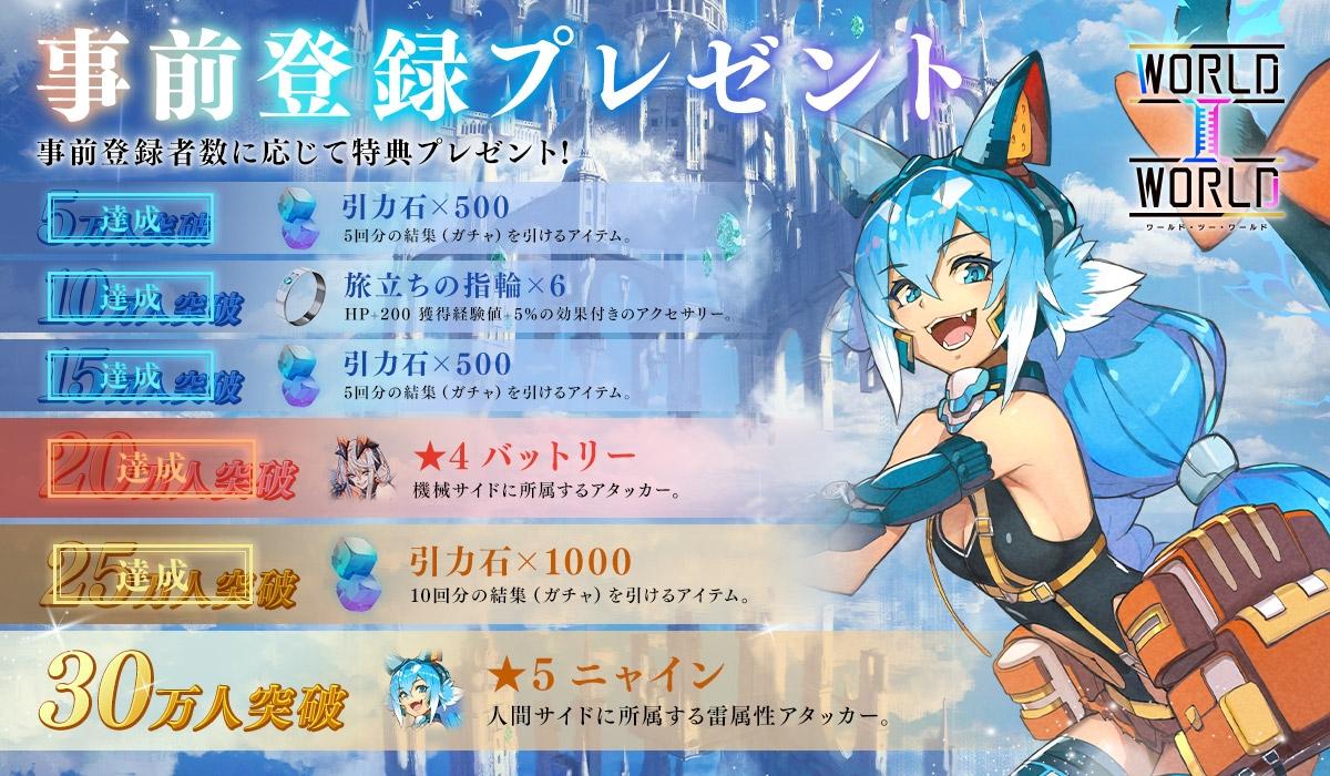 世界首款双画面RPG手游《World II World》推出日决定