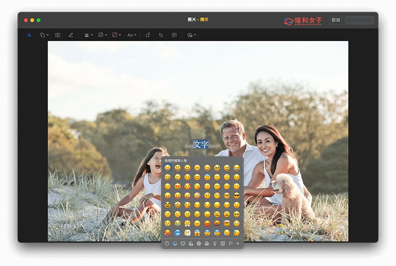 iPhone 照片加表情符号教学，为照片加上 Emoji 遮脸 - Emoji， iPhone 表情符号， 表情符号， 表情符号键盘 - 塔科女子