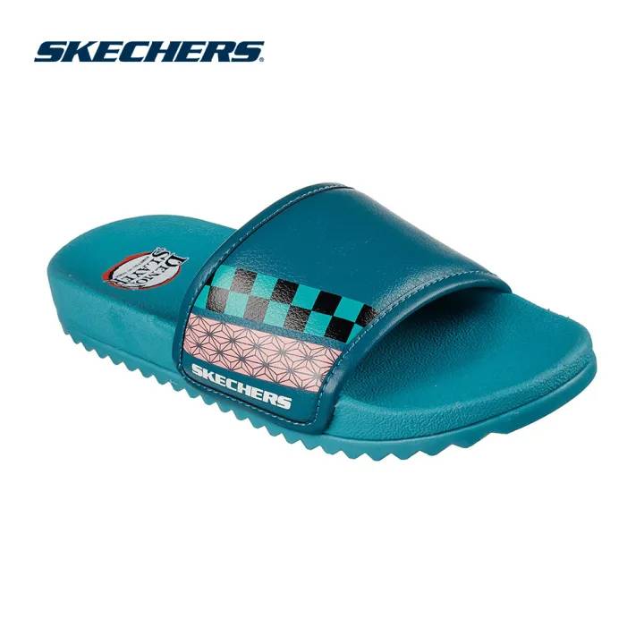 Skechers又双叒跟《鬼灭之刃》联动啦！这一次的联名产品是拖鞋！