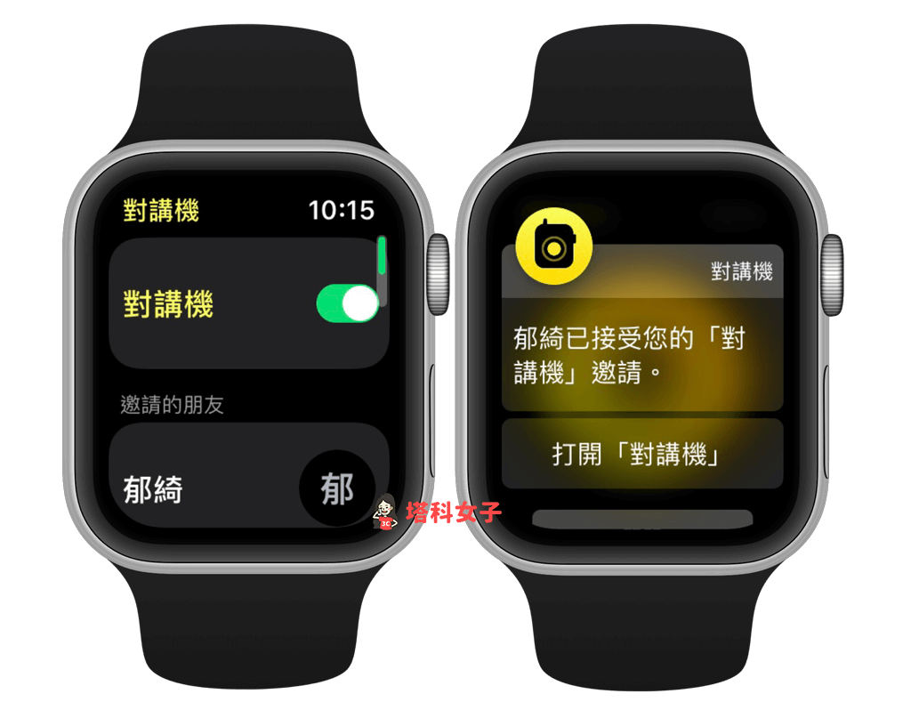 Apple Watch 功能：对讲机