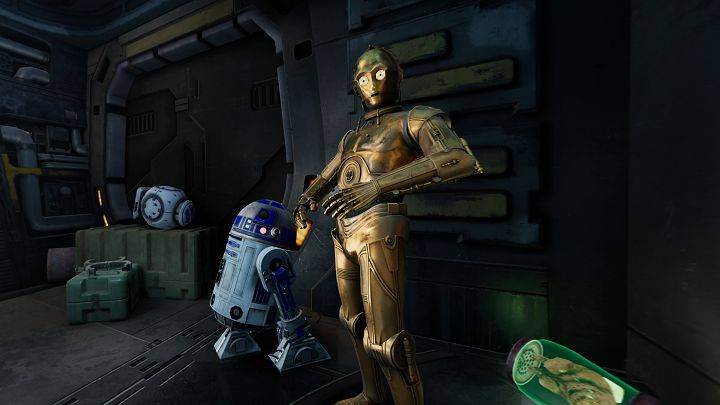 在游戏冒险过程中，玩家还可遇见银河系中最知名的两位机器人。