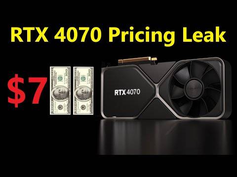 NVIDIA GeForce RTX 4070 市售价泄漏，可能跟 RTX 4070 Ti 建议售价差不多