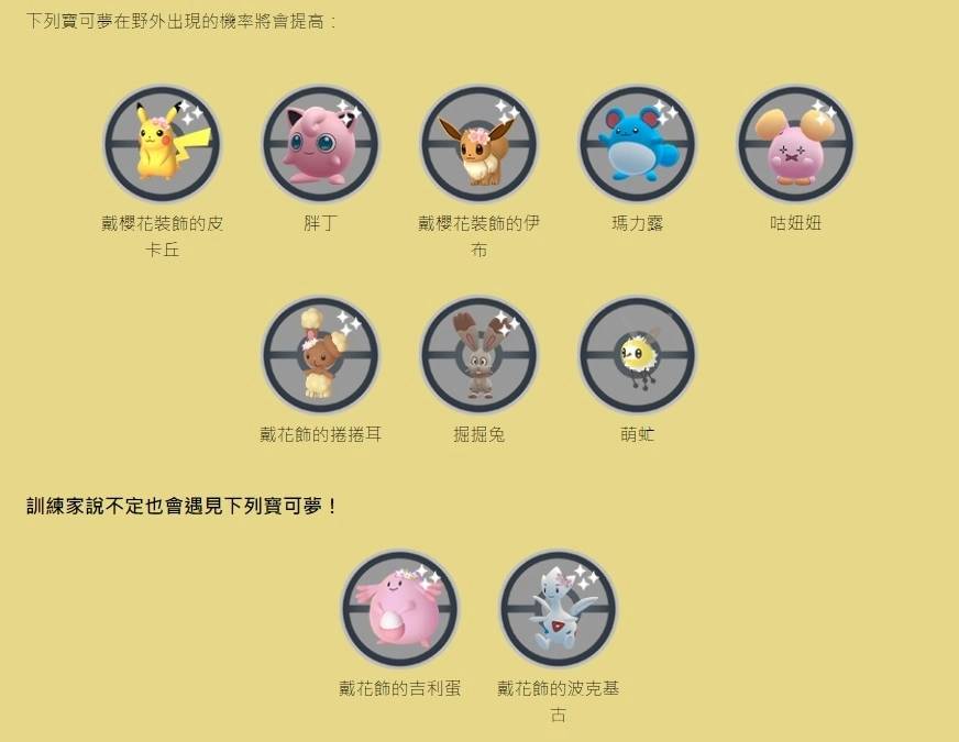 《Pokémon GO》春季活动萌虻/蝶结萌虻首度亮相！ 樱花装饰宝可梦同步登场