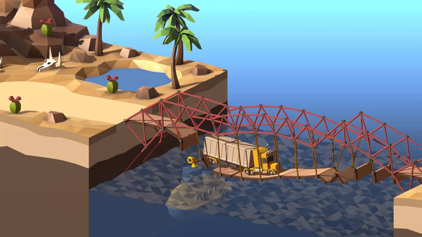 造桥大师回来啦！ 人气物理益智系列最新作《Poly Bridge 3》5 月底登上 Steam