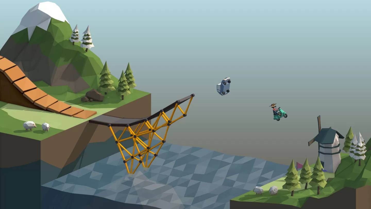 造桥大师回来啦！ 人气物理益智系列最新作《Poly Bridge 3》5 月底登上 Steam