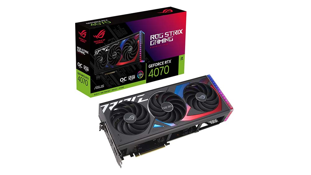 谁与争锋！ ASUS GeForce RTX 4070 显示卡剽悍上市