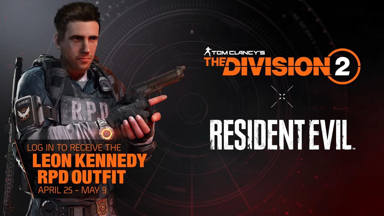 【Division Day】《The Division 2》第五年更新路程表公开！与《Resident Evil》联动推出Leon的RPD服装！