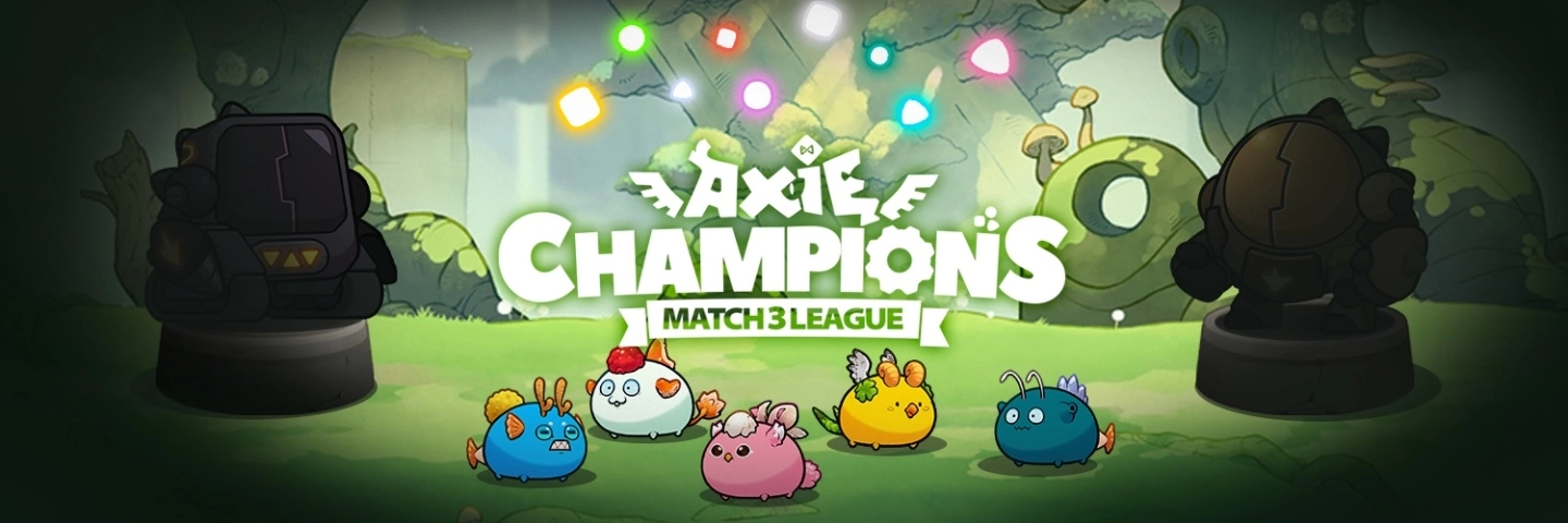 《Axie Infinity》IP 全新三消休闲《Axie Champions Match3 League》公开