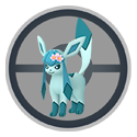 Glaceon adorned with cherry blossoms^