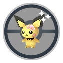 Pichu adorned with cherry blossoms*