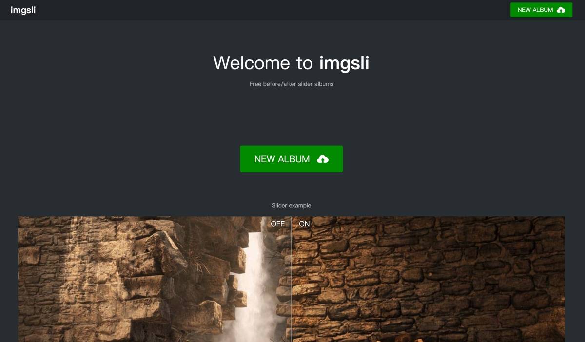 imgsli – 创建出Before及After前后对比的照片，让别人可以用拉动方式看对比