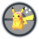 Pikachu adorned with cherry blossoms*